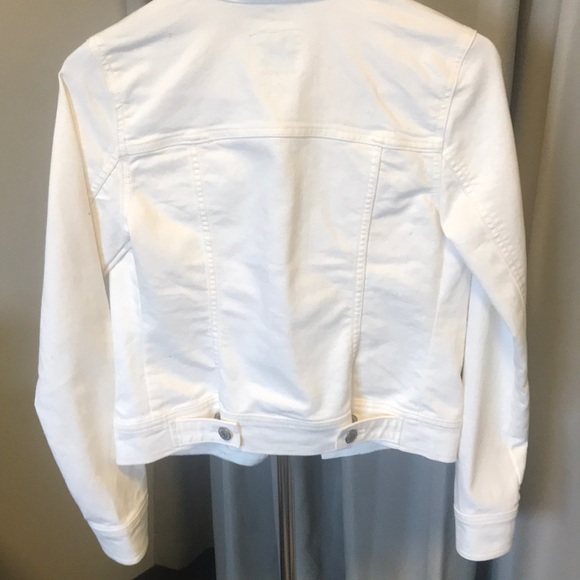 Old Navy Cream Denim Jacket - Picture 2 of 3